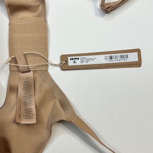 SKIMS Ultimate Push Up Balconette Bra Clay Color Style BABAL5486W Size 38C NWT - Picture 4 of 7
